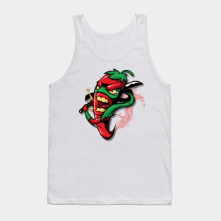 Ninja Chili , Spicy Warrior Tank Top